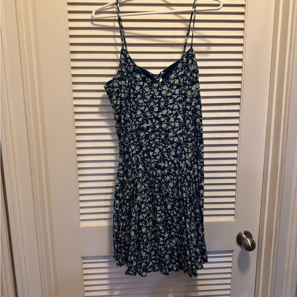 Xhilaration Navy Floral Mini Dress